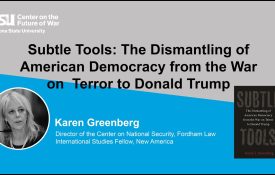 WHY: All of the Best, America: Karen Greenberg (subtle tools that weaken guardrails of democracy